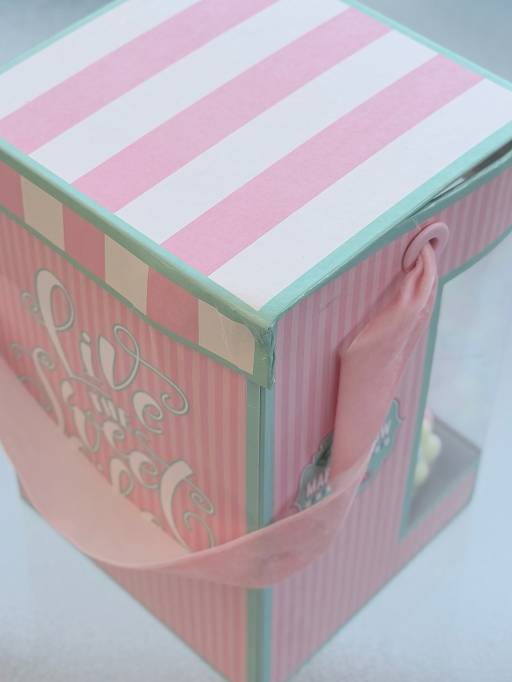 Always and Forever Multicolor Pastel Non-Edible Marshmallow Bear Toy - Picture 9 of 10